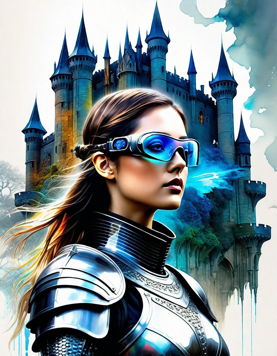 Futuristic Knight (Juggernaut XL v5)