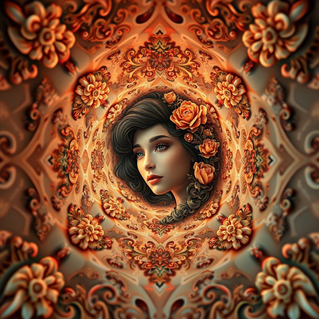 Fractal tunnel, Ethereal beauty.