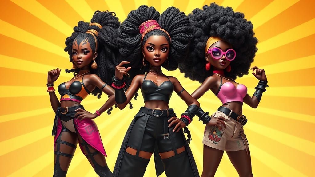 COLLECTOR'S 3D DOLL SERIES – “THE ARIES ARCHETYPE TRIO”
HIGHLY DETAILED LIMITED EDITION 3D URBAN GODDESS DOLLS
Each come...