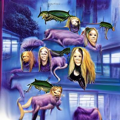 Avril Lavigne Animorphs Cover Transformation