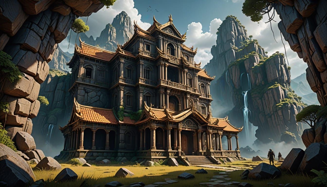 Lost Shrine of the Storm Gods: 3D Game Art