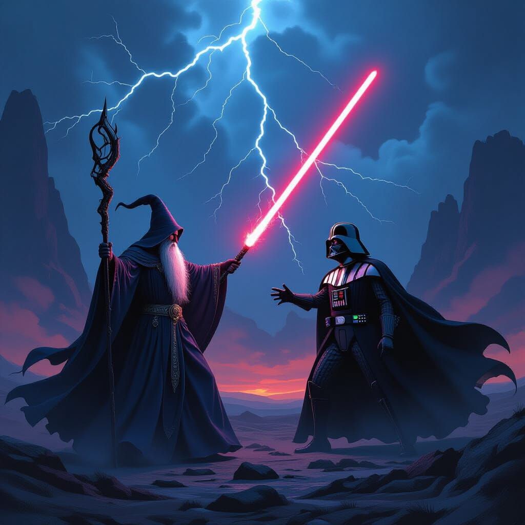 Epic Battle: Saruman vs Darth Vader