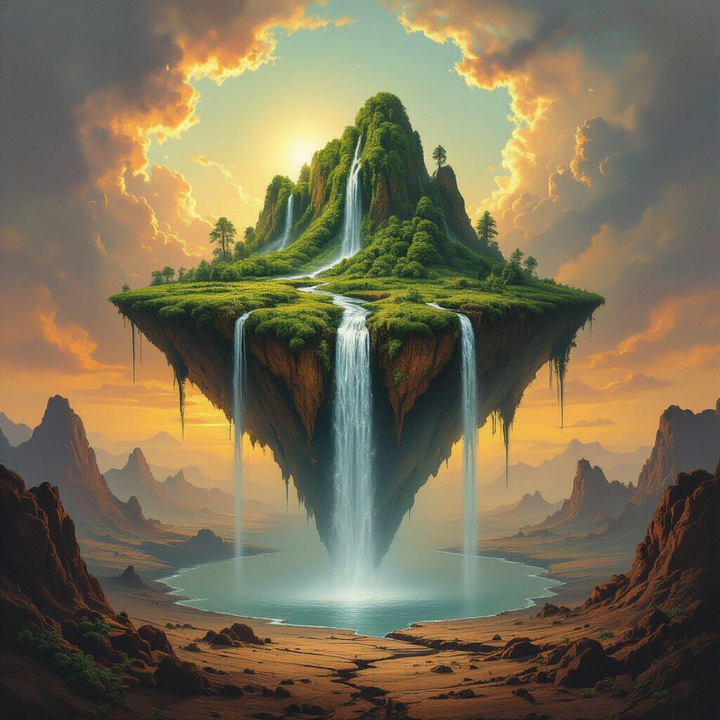 Floating Island Oasis Restores Scorched Earth in Epic Oil Pa...