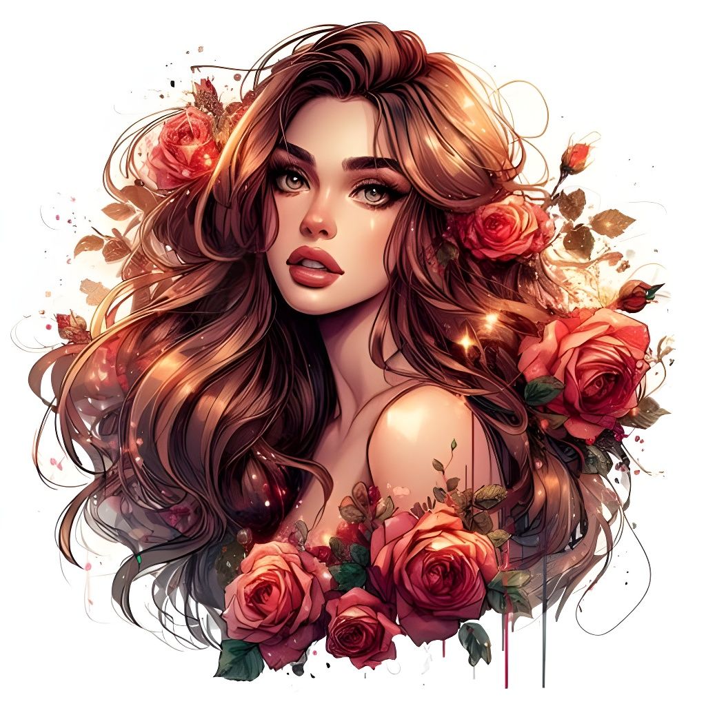 Hazel Enchantress in Royo Style Splash Art