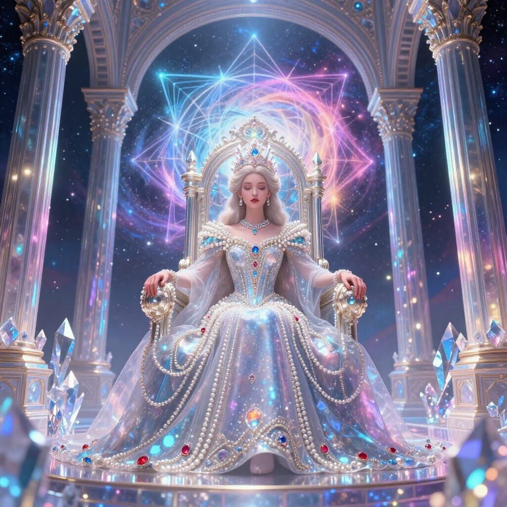 Crystal Palace Queen on Galactic Throne