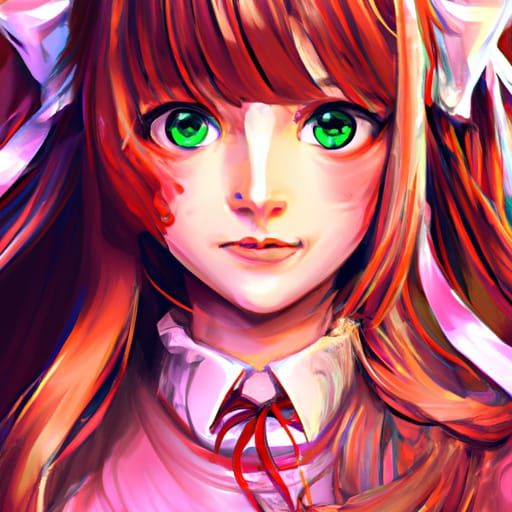 Monika Portrait with Realistic Eyes in 8K