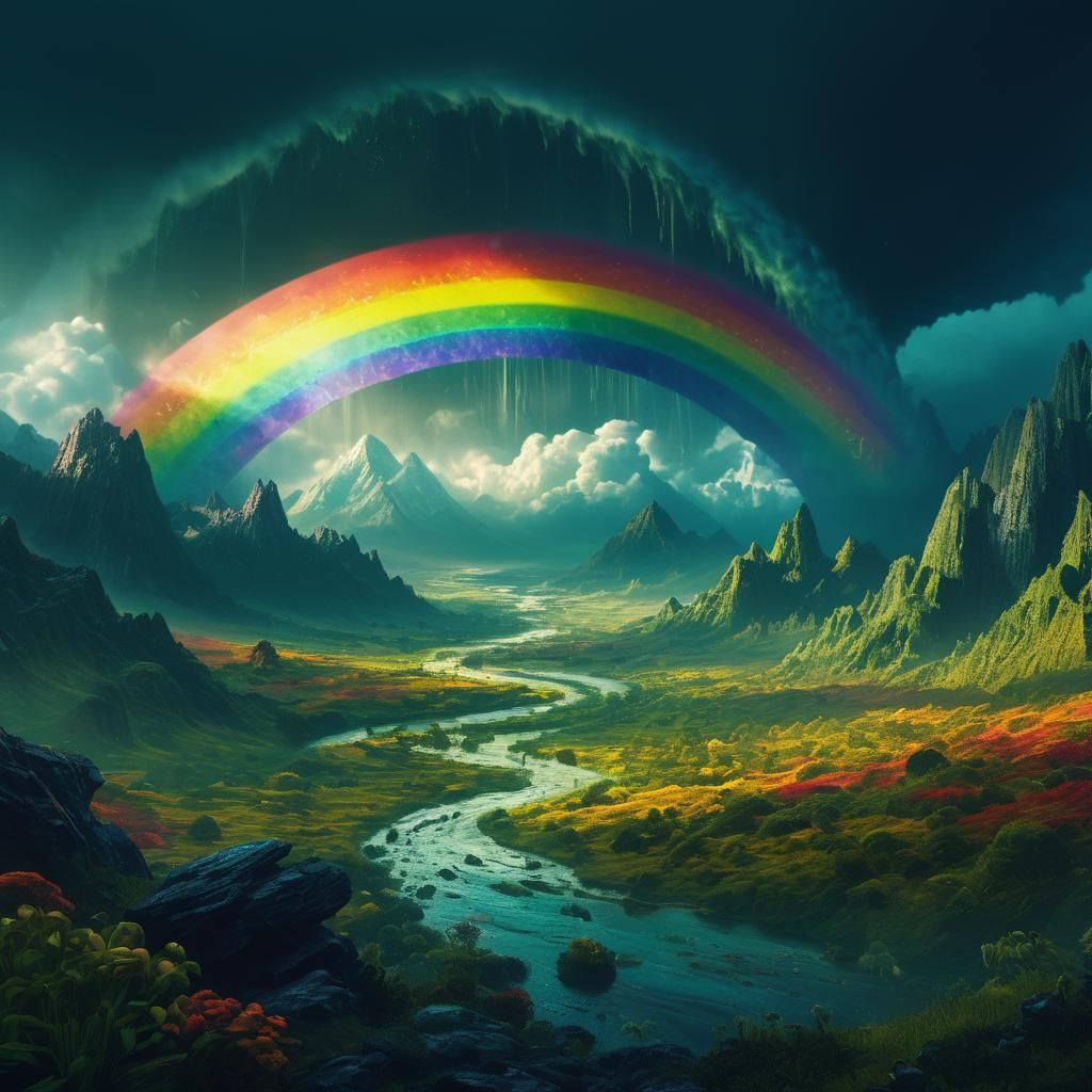 Serpent in a Rainbow: Epic Digital Matte Painting
