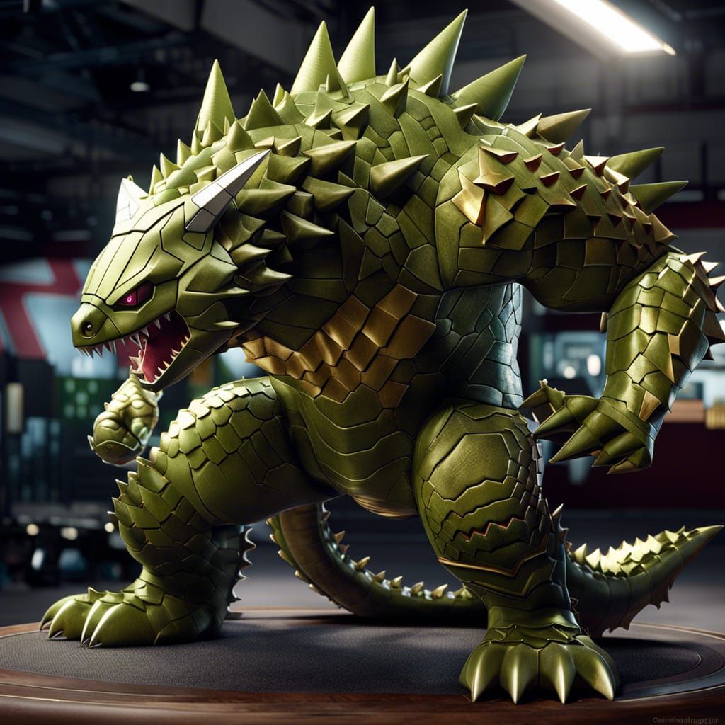 Pokémon Tyranitar is cyborg