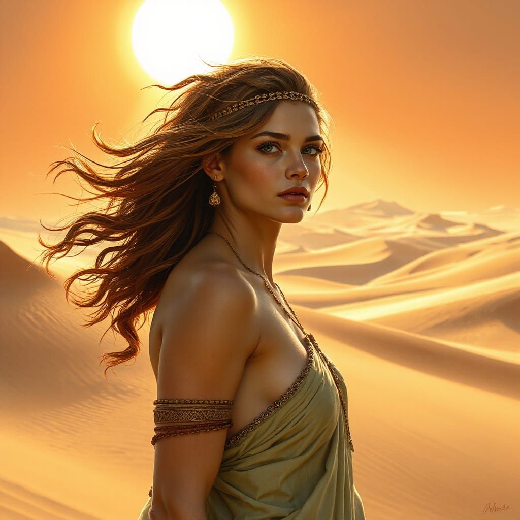 Sahara Dryad of Sand and Earth