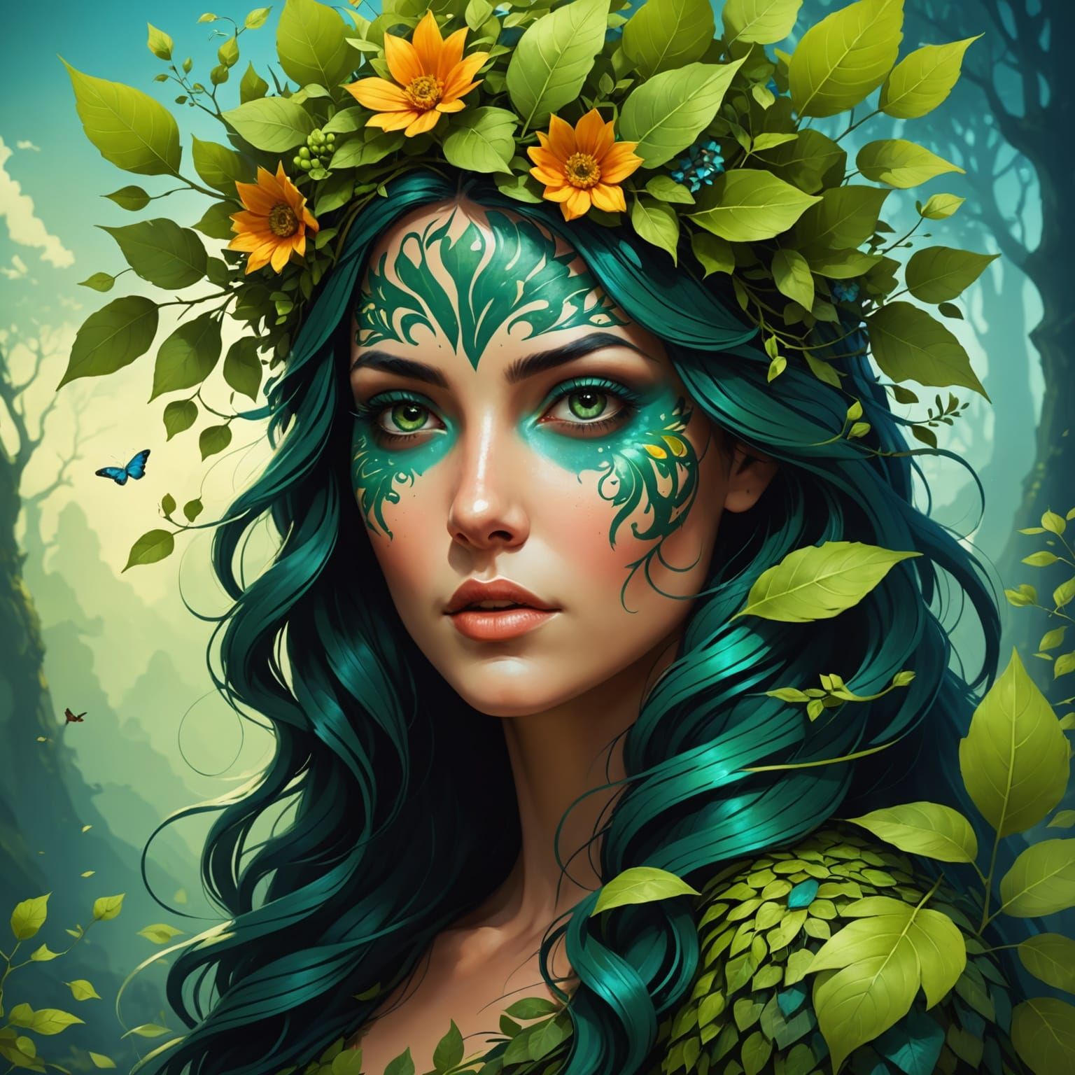 Mother Nature in Enchanting Landscape