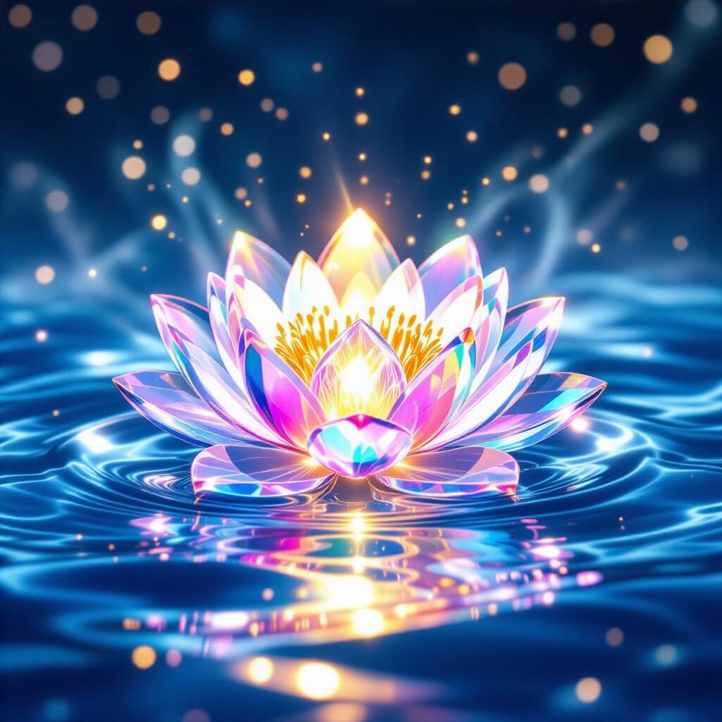 Cosmic Crystal Consciousness Blooming in Ocean of Awareness