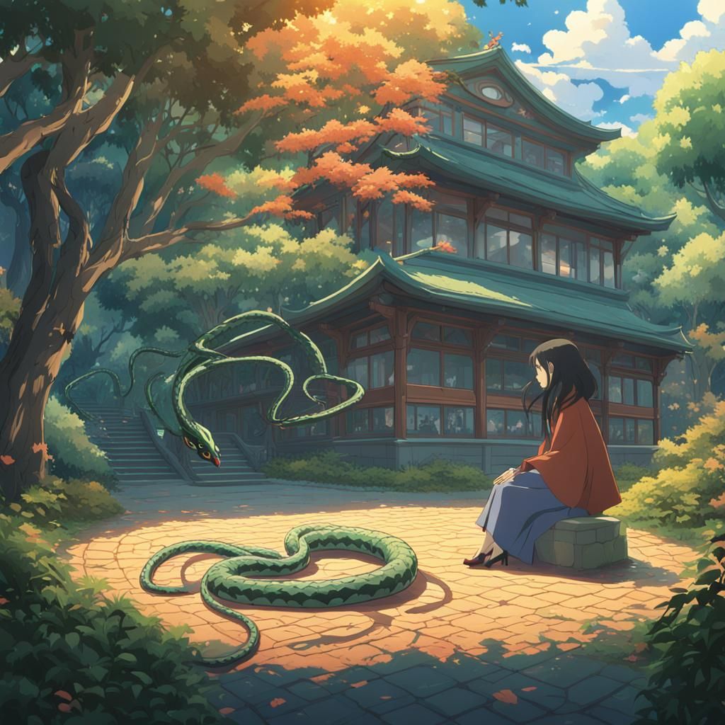 Love Witch's Enchantment: Spider and Snake Romance