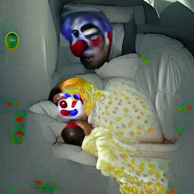 Clown Image Generated From Simple Prompt