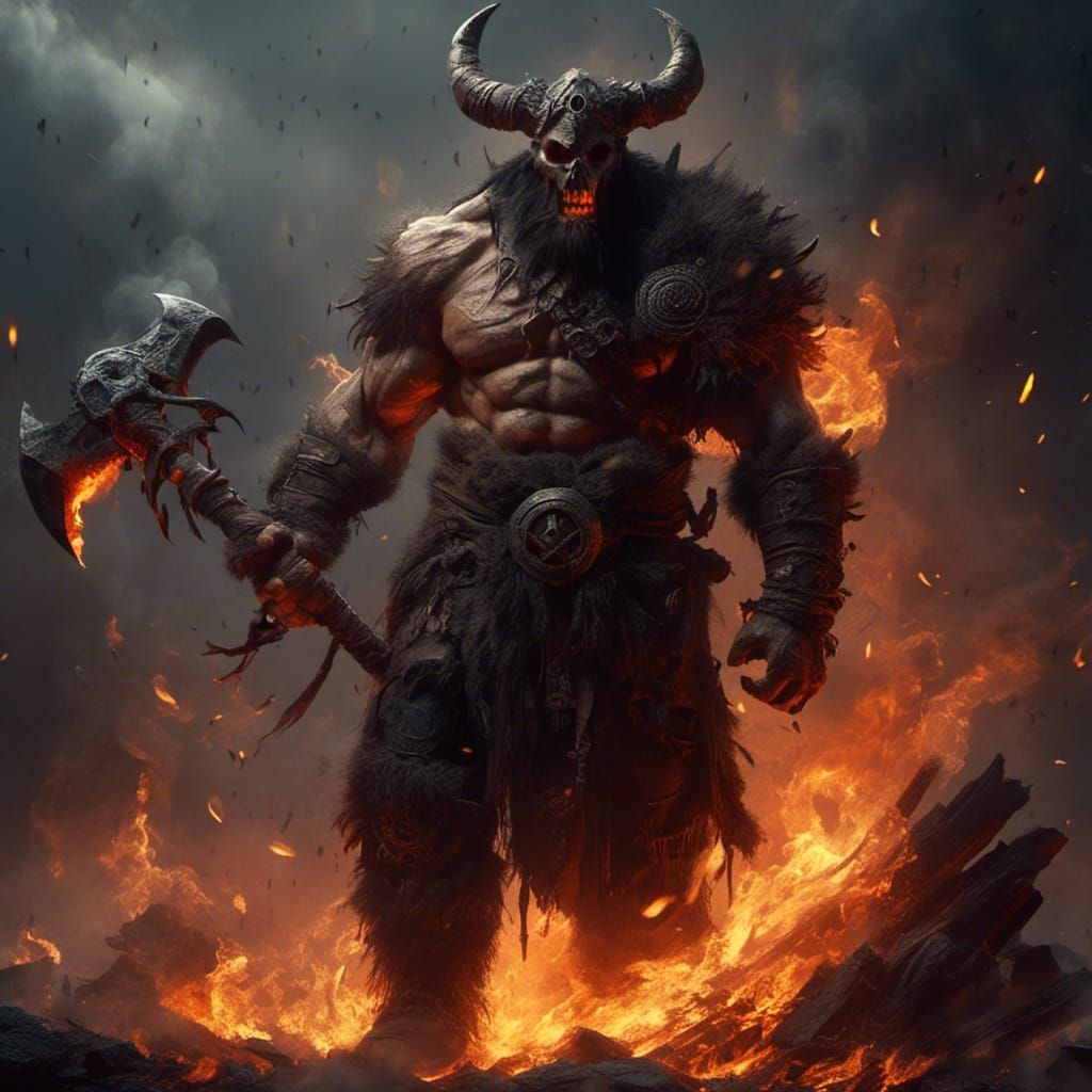 Grimdark Barbarian has entered the fight