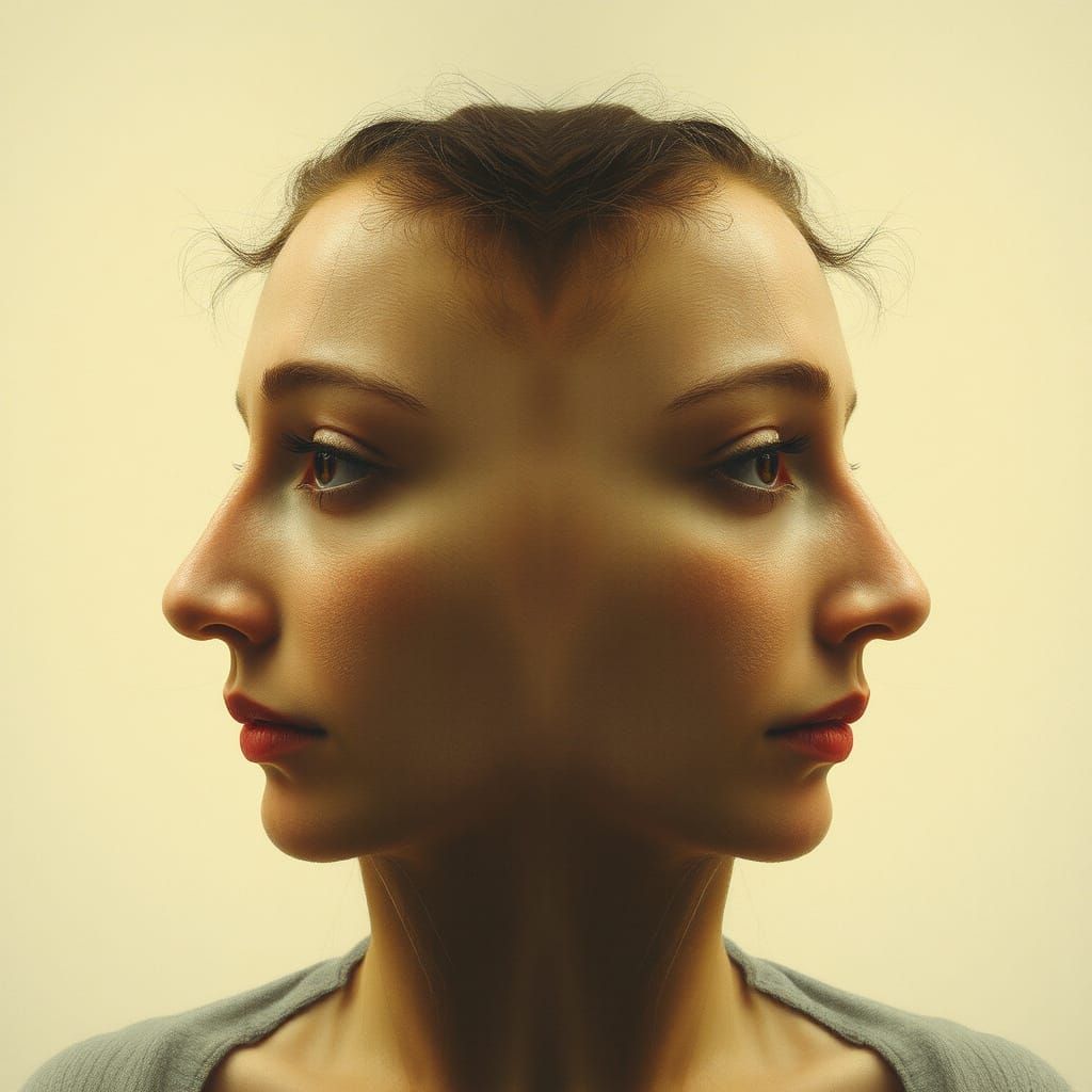 Mirrored Existence in Statistical Art