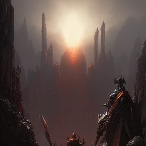Heroic Dark Fantasy Concept Art in Unreal Engine