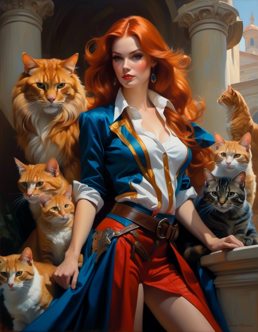 BAD-LUCK-LASS AND HER NINJA-VIXEN FELINE SIDEKICK'S ISSUE #0...