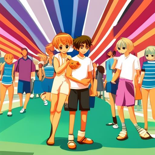 Anime Alien Carnival Portrait