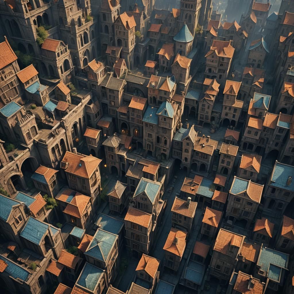 Fantastical Thief in Detailed Matte Painting