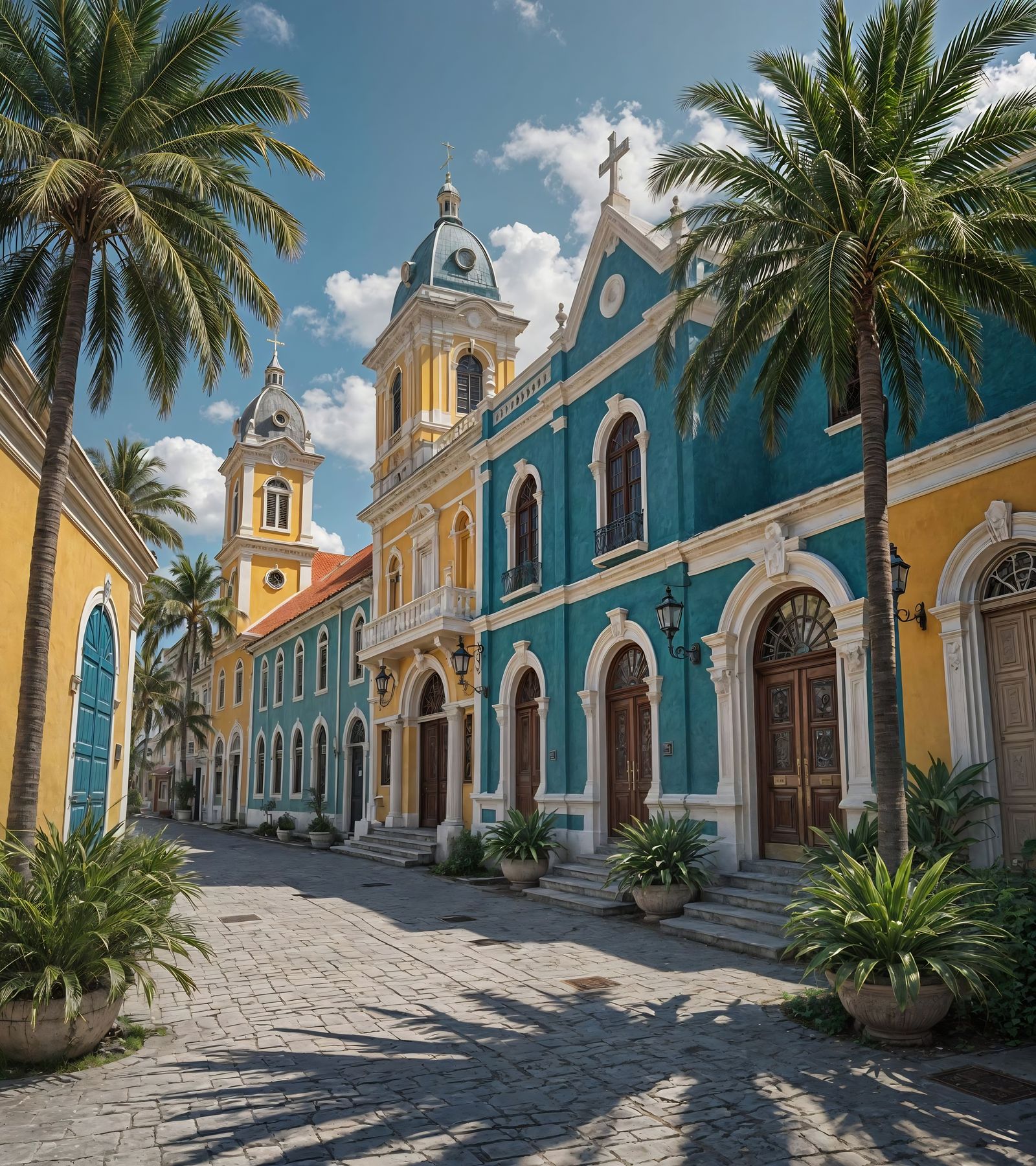 Philipsburg's Sint Maarten Church: A Digital Masterpiece