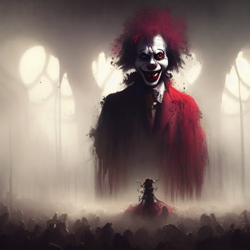 Haunted Circus: A Scary Clown Masterpiece