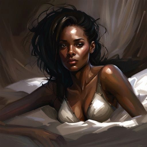 Stunning Portrait of a Beautiful Black Woman