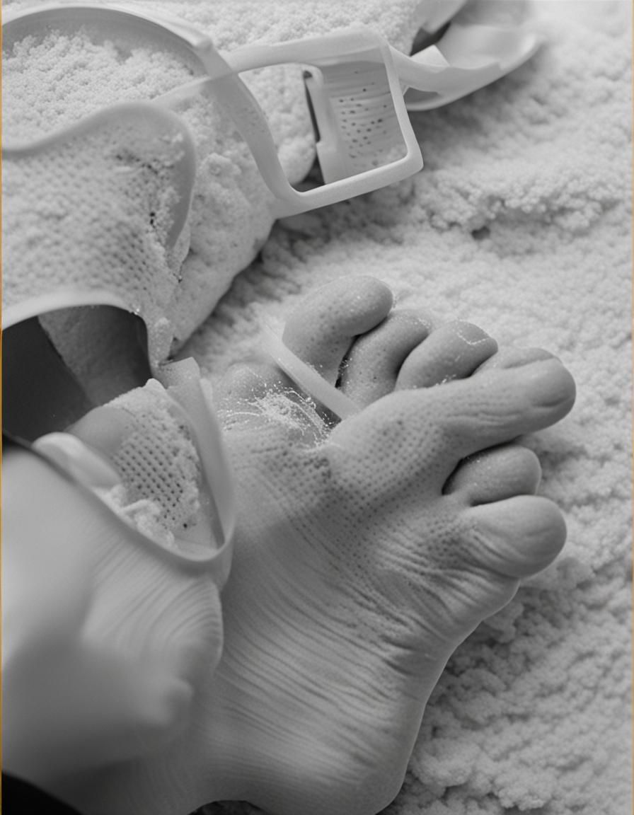 Recovering Foot in Hospital