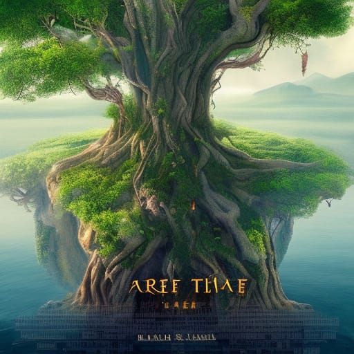 Detailed Tree of Life Fantasy Concept Art