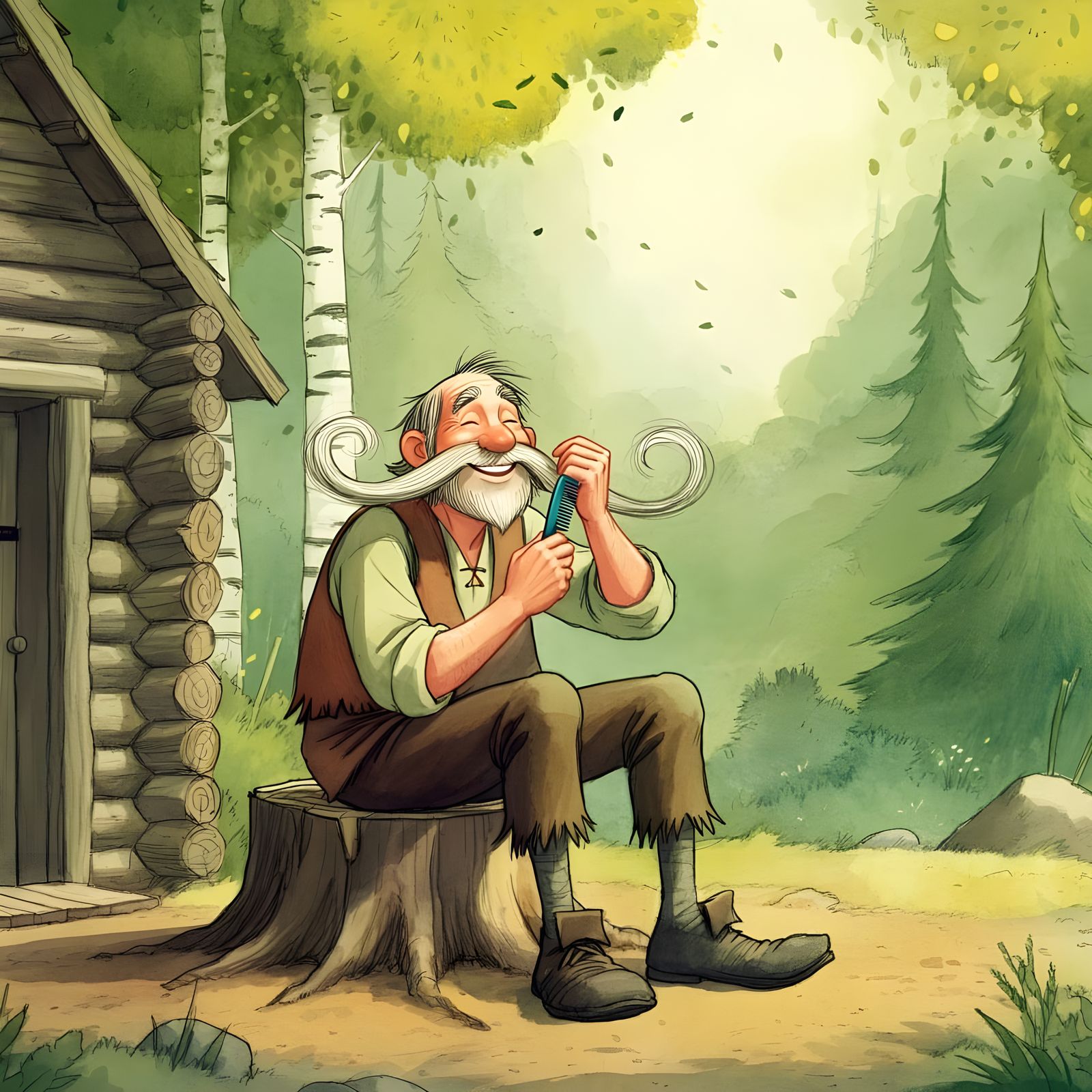 MOUCABLY combing a moustache daily maintains its attractive appearance