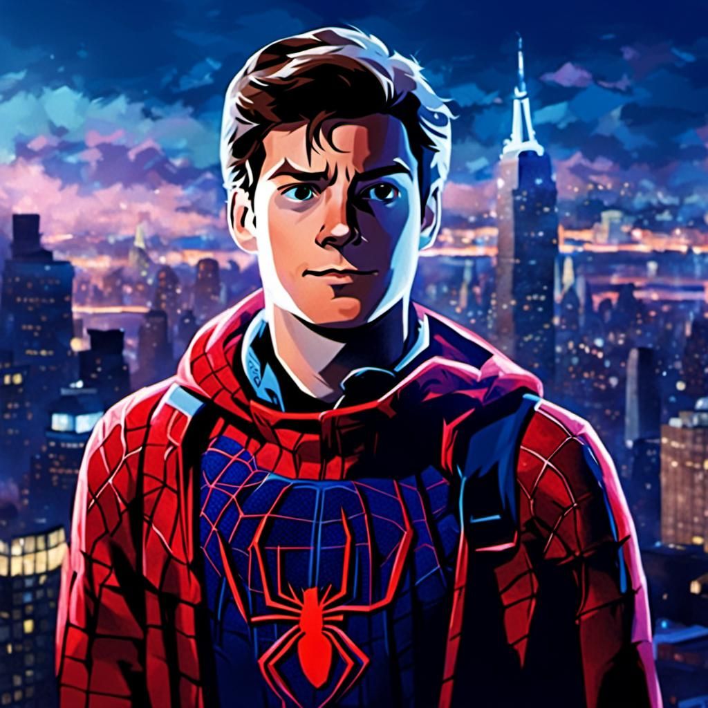 AI Generated Image of Peter Parker