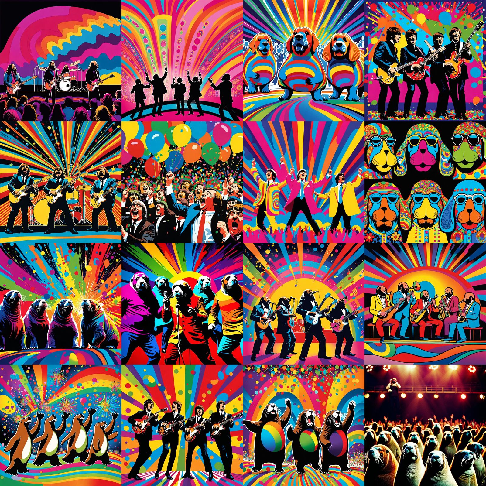 Walruses Enjoy a Hilarious Performance by the Fab Four on St...