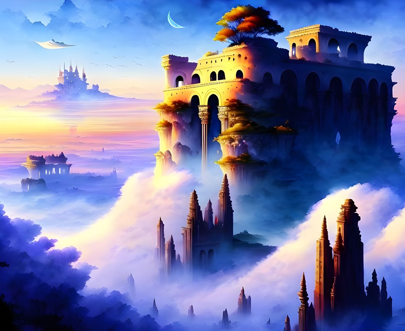 Upon the Clouds