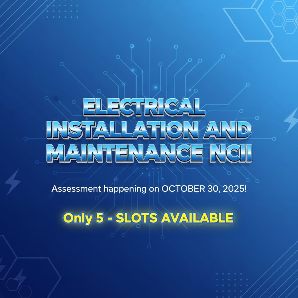 Electrical Training Assessment October 30 - Limited Slots