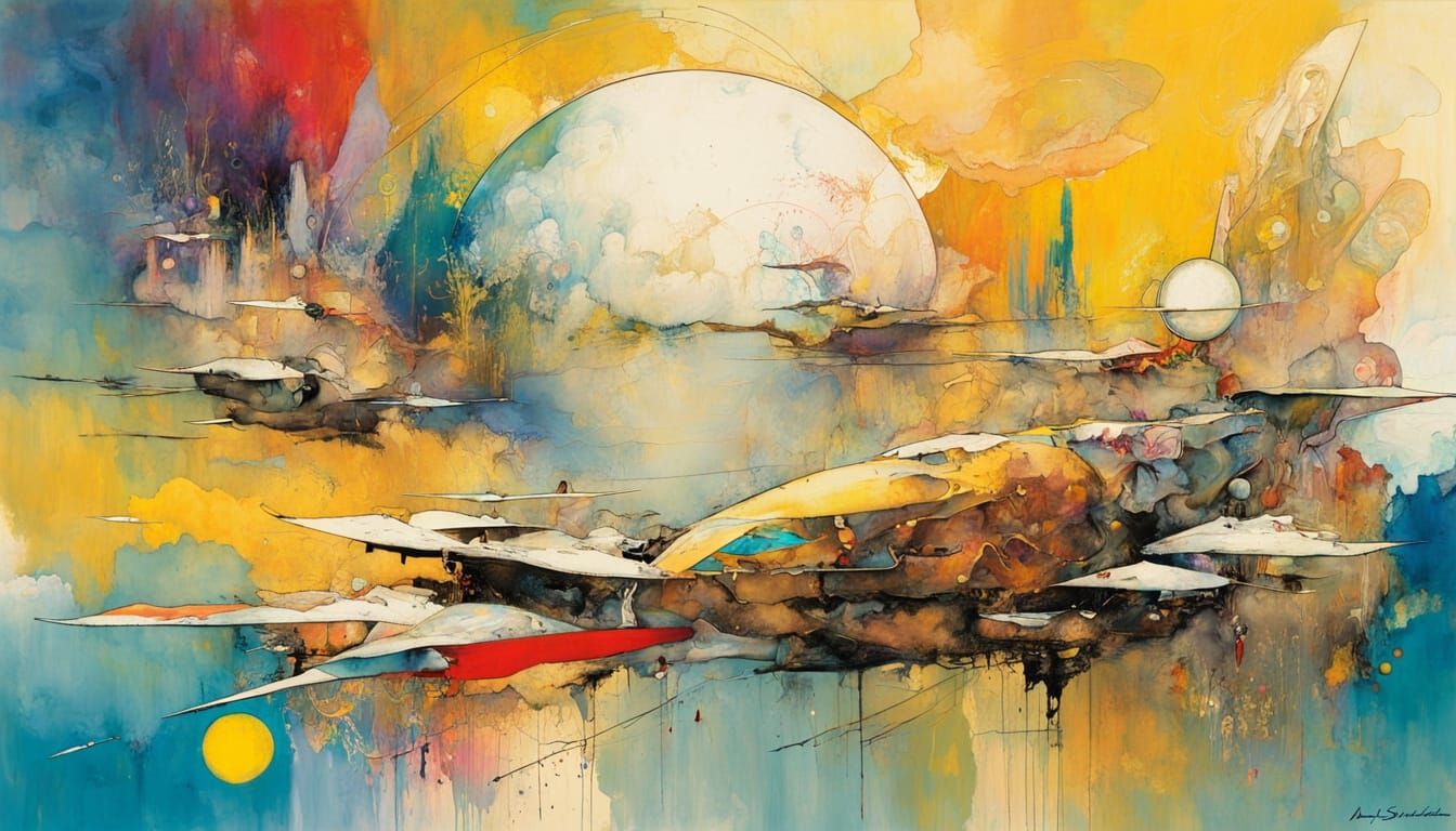 Abstract Thoughts in Maximalist Style