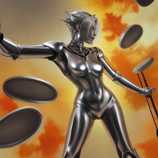 Polished Silver Metallic Texture