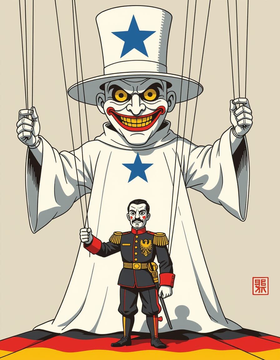 Ominous Puppet Master Controls Judge Marionette