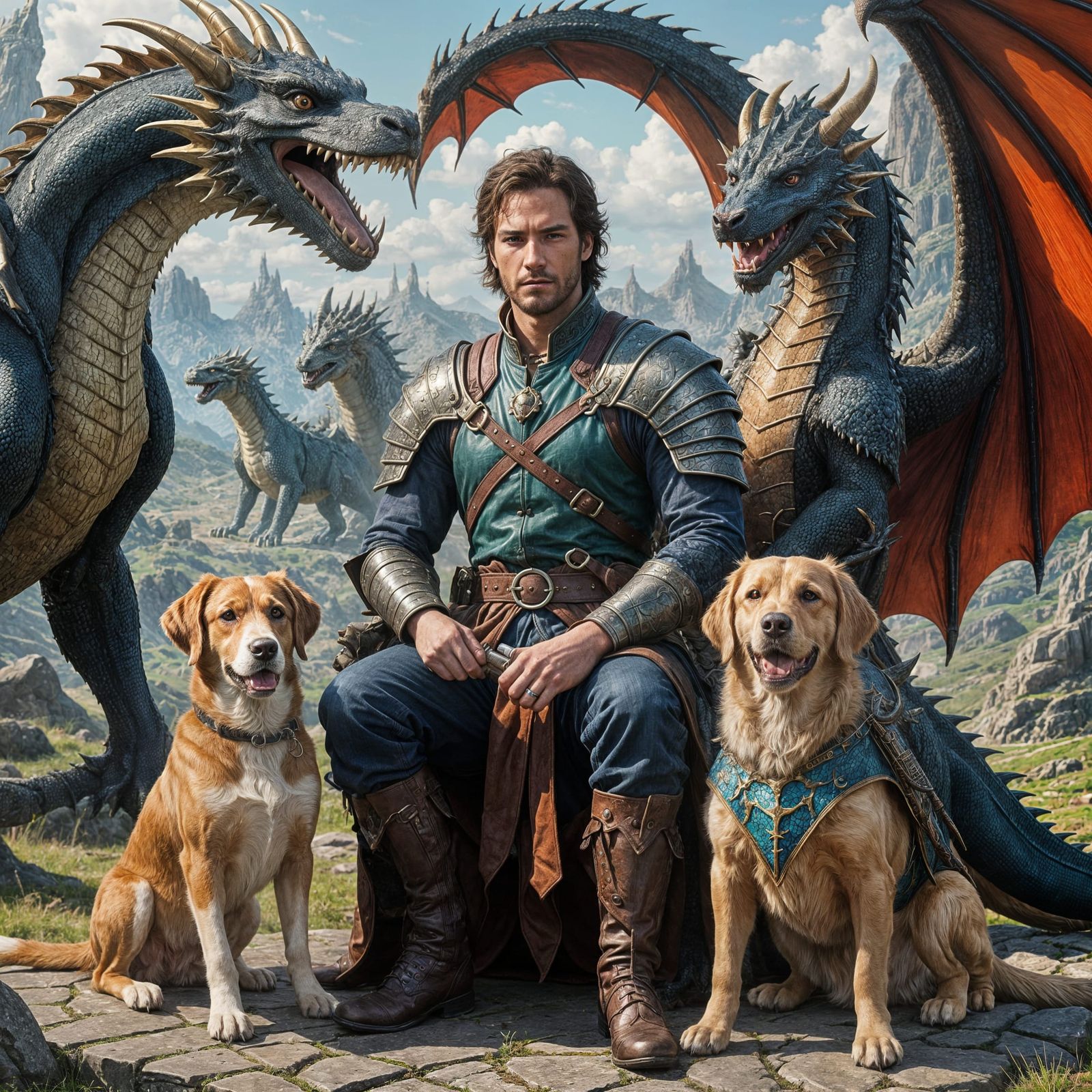 Loyal Companions: Dogs and Dragons Together