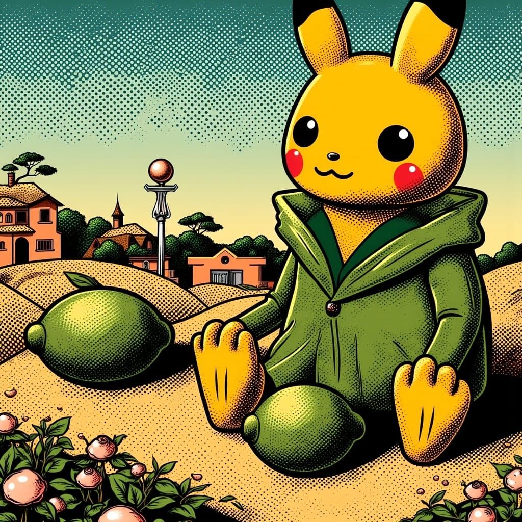 1950s Pop Art Comic Lemonachu