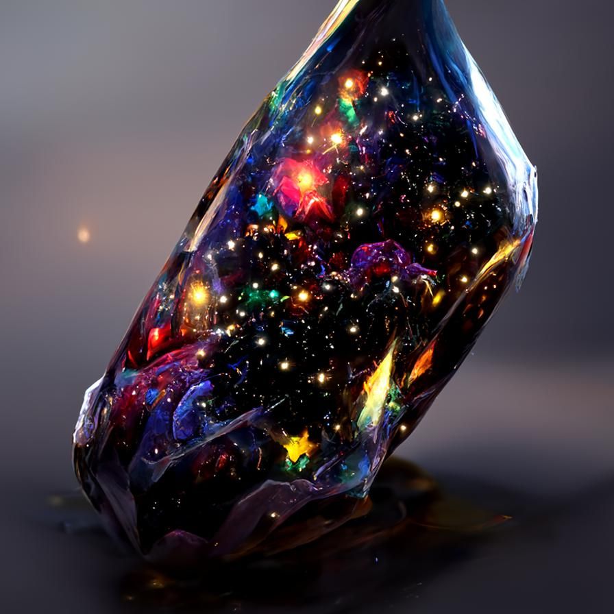 Universe Inside Crystal: Hyperdetailed Fantasy Concept Art