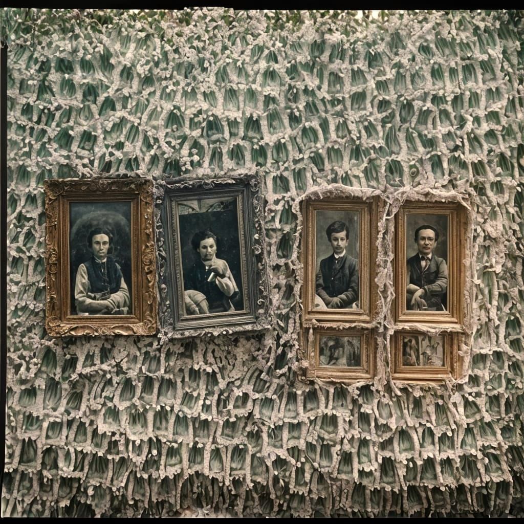 Surreal Portrait in Photographic Negative Style