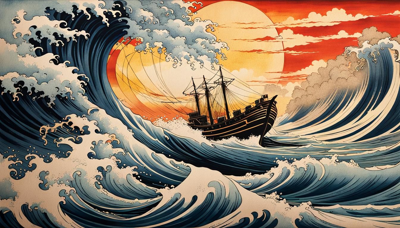 Ukiyo-e Wave