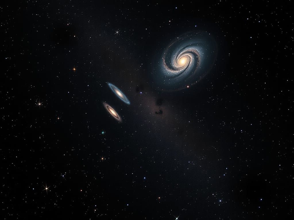 Galaxies in a Distant Cosmic Landscape