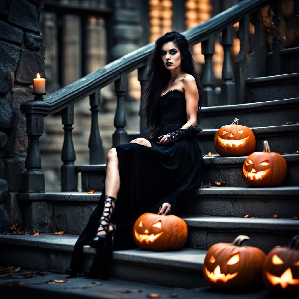 Gotham Girl: Halloween Night at the Castle