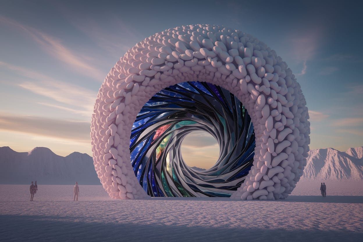 Diatomaceous Modernism Inflatable Ceramic Earthly Whirlingto...