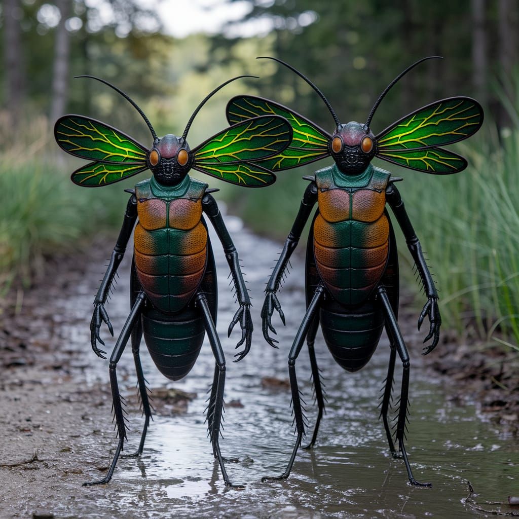 Radiant Bug Kings in Cyberpunk Masks
