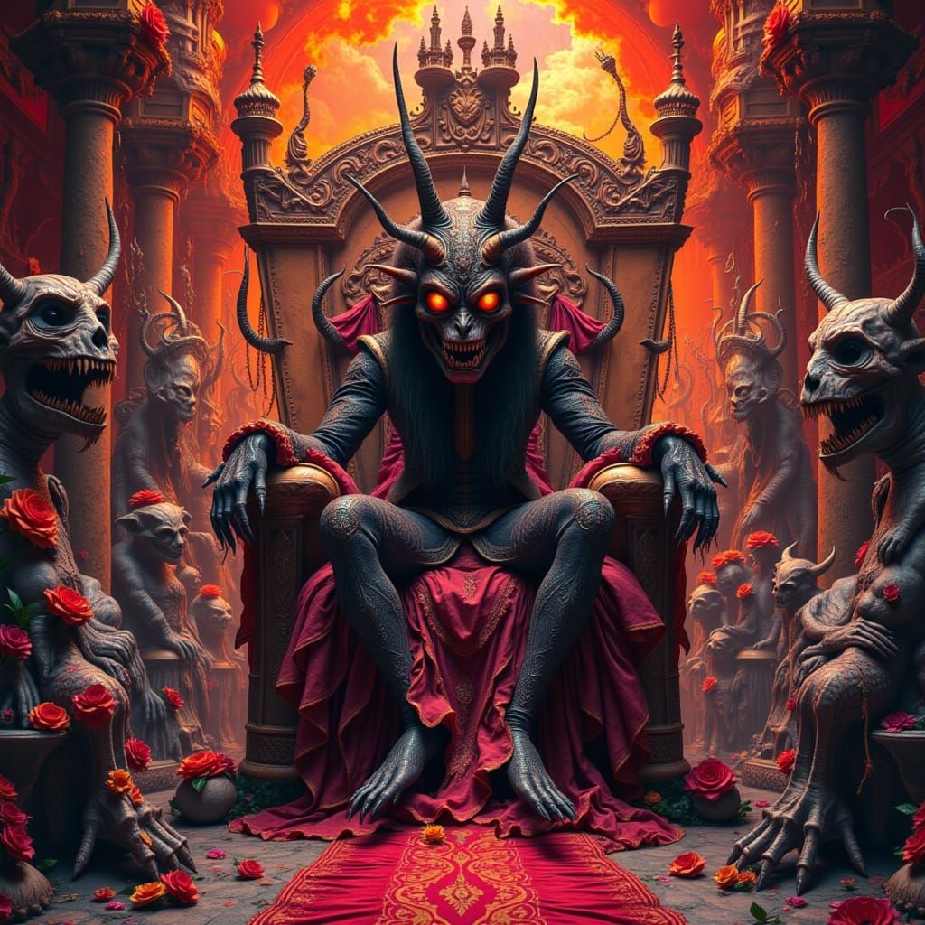 Demonic Monster King in Hellfire Castle