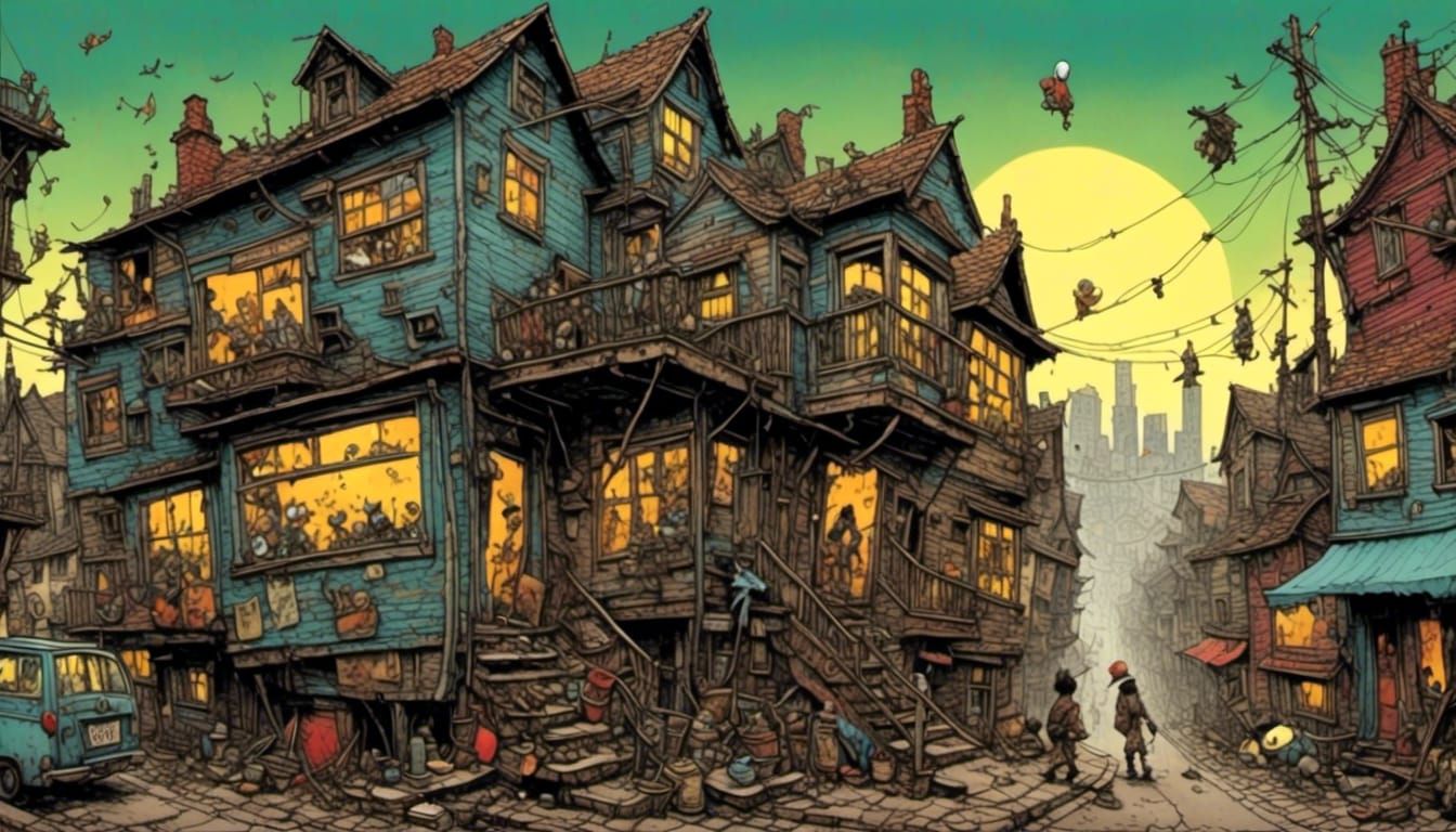 2000s Slum: An Epic Digital Masterpiece