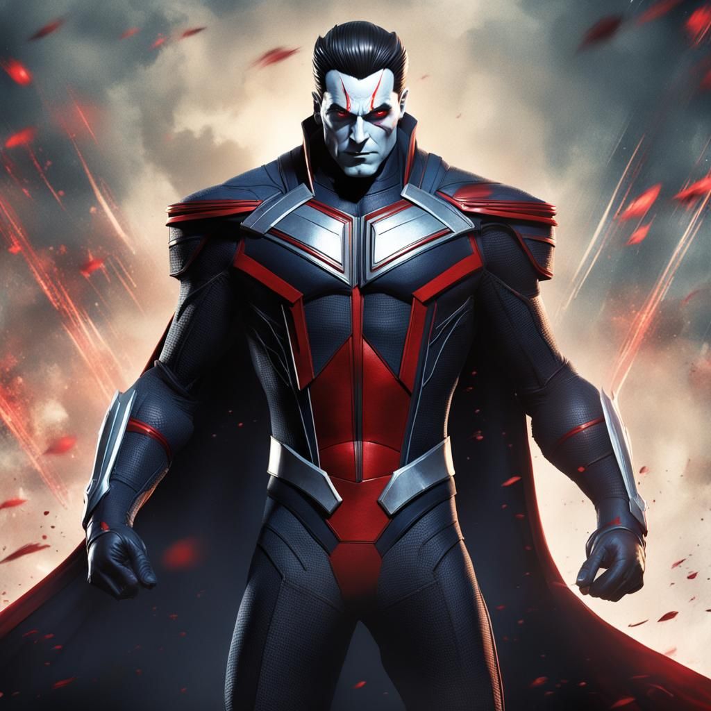 Mr Sinister Portrait in Comic Book Art Style