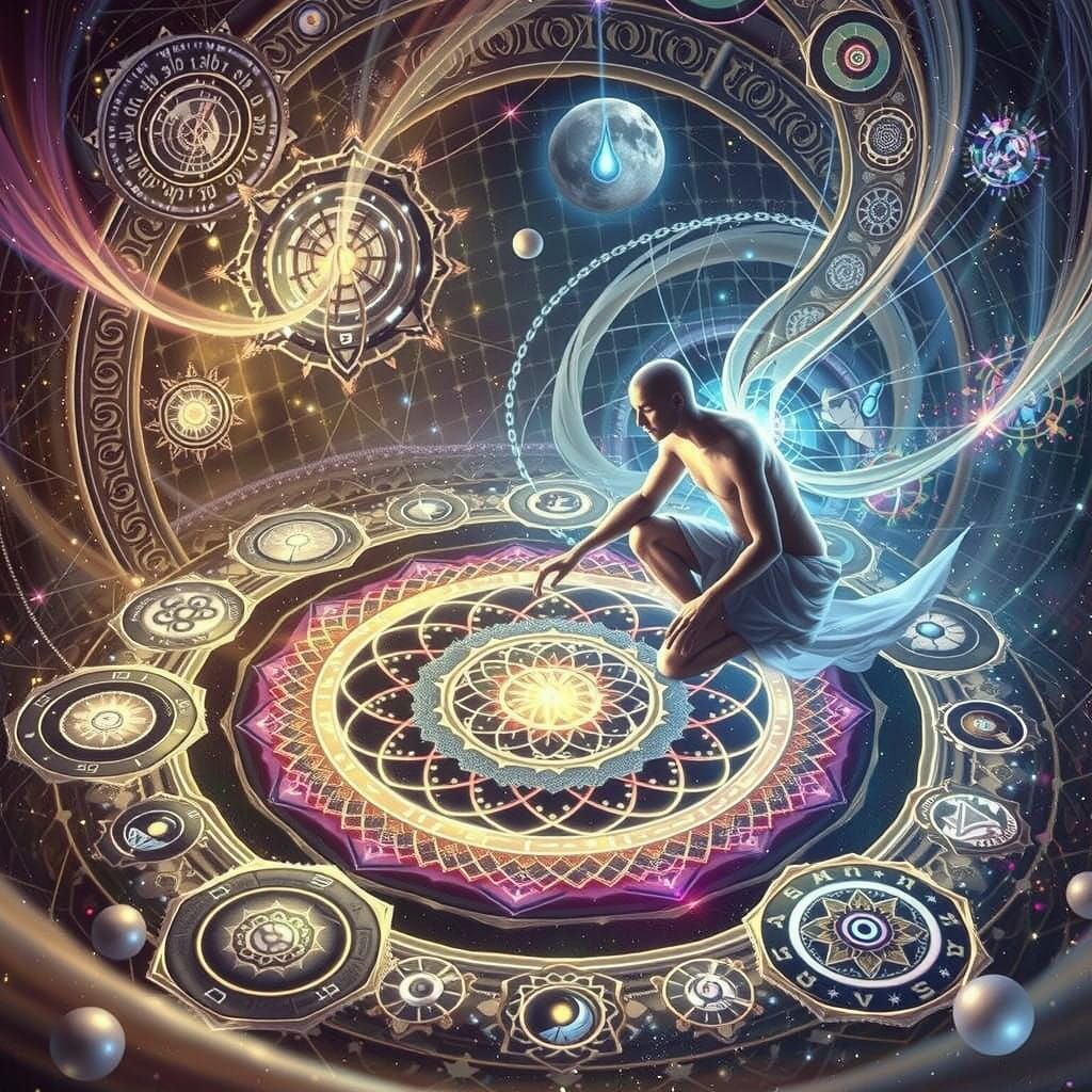 Cosmic Weaver in Sacred Geometry