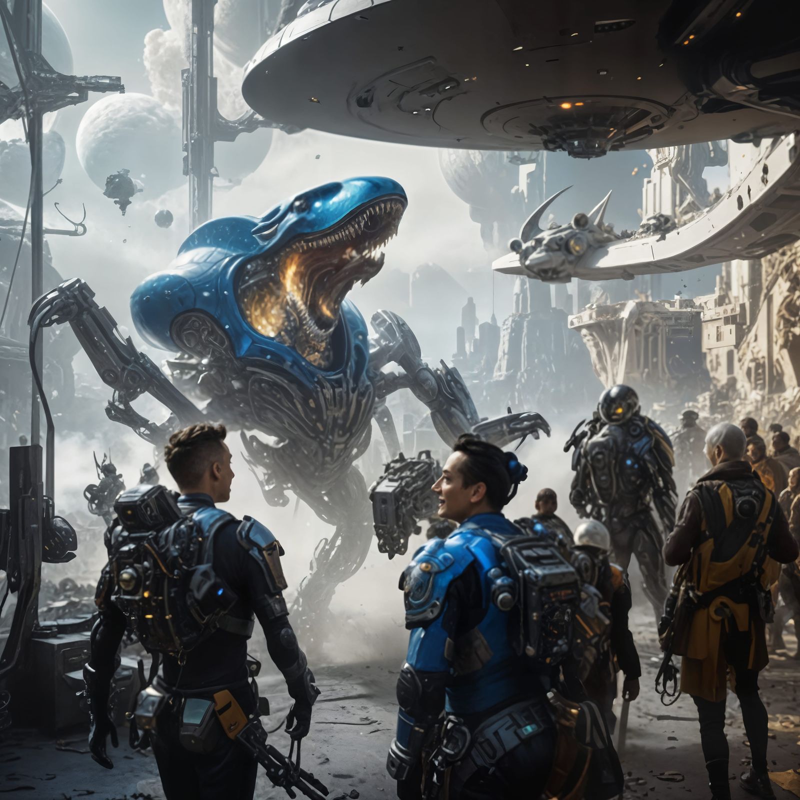 Blue Bot is certainly getting charged-up, dancing with 'joy'